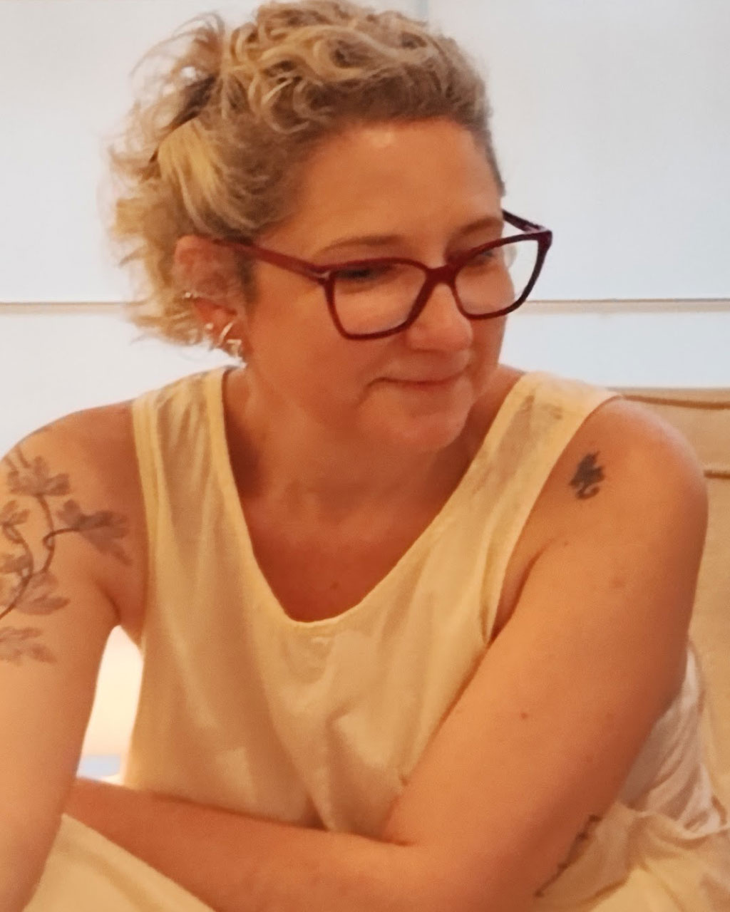 Retrato de Gabriela Sinval, criadora do Método Presença